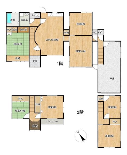 光市光井2丁目戸建 間取り